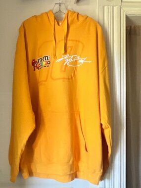 NASCAR -Kyle Busch- 18 -m & m's racing-size 2XL l/s hoodie -good condition
